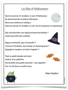 poèmes halloween