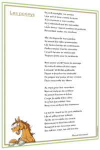 poésie poney animaux