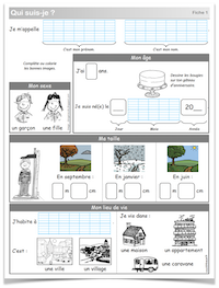 Fiche de présentation CP CE1 CE2