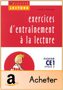Exercices d'entrainement à la lecture CE1