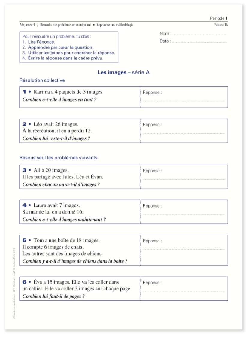 Resoudre Des Problemes Ce1 Et Ce2 Lutin Bazar