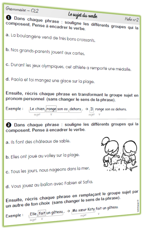 exercices-de-grammaire-ce2-lutin-bazar