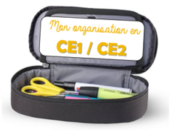 organisation cahiers CE1 CE2