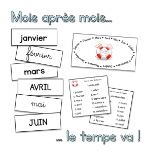 Cours leçon de français : bien écrire et lire les mois en cp ce1