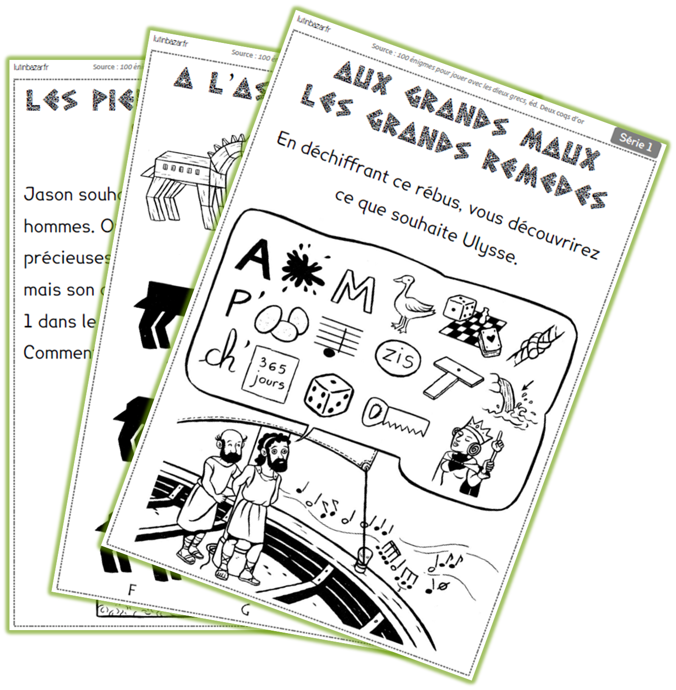 Escape Game Au Coeur De La Mythologie Escape Game : Mythologie grecque - Lutin Bazar