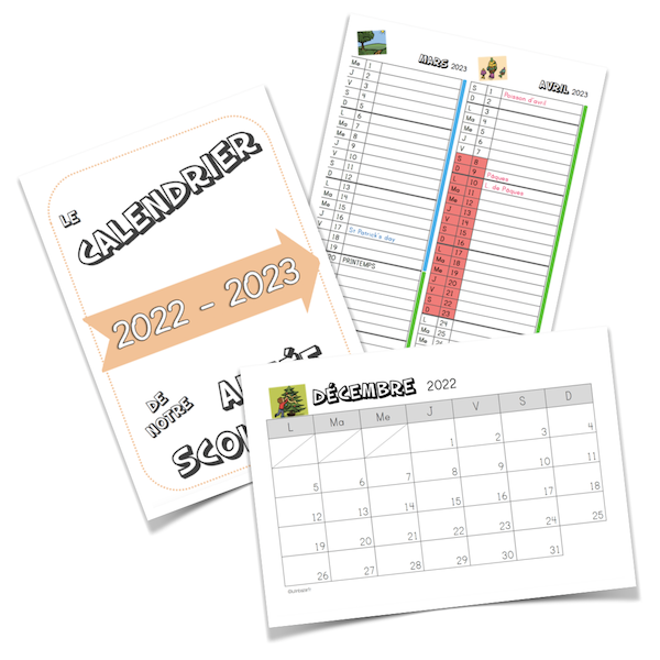 Calendrier : tous les formats pour la classe ! - Lutin Bazar