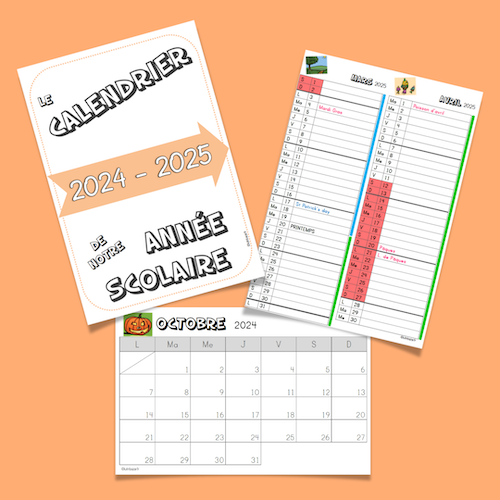 Calendrier : tous les formats pour la classe !