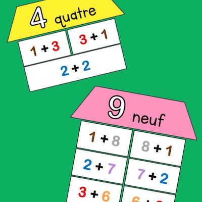 Apprendre les décompositions des petits nombres