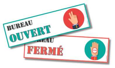 pancarte bureau imprimable
