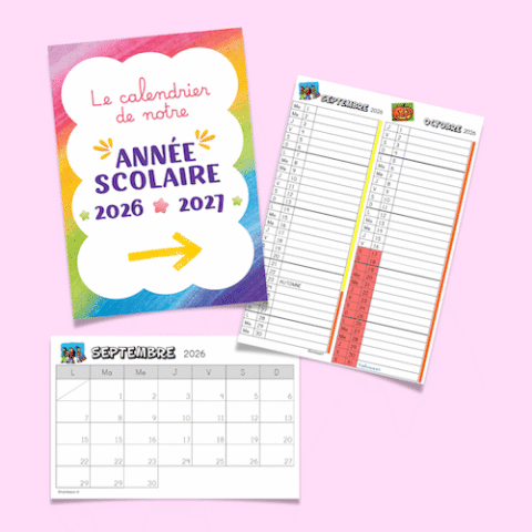 Calendrier : tous les formats pour la classe !
