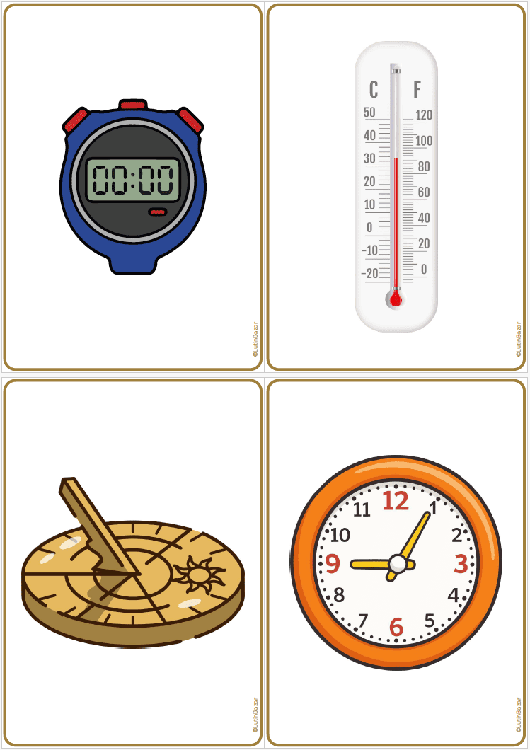 Instruments mesure temps flashcards Instruments mesure temps flashcards