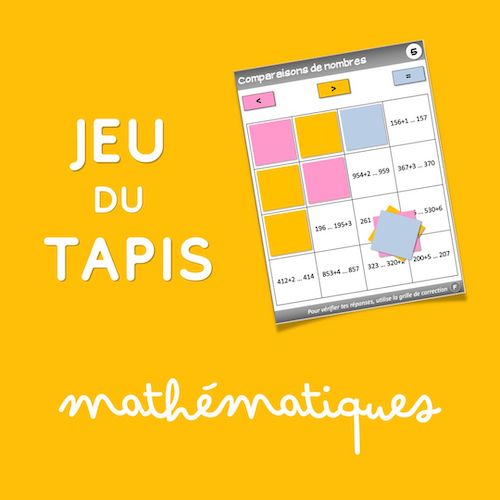 Jeu du tapis – Mathématiques