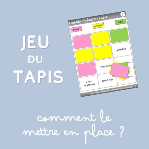 Jeu du tapis – Mise en place
