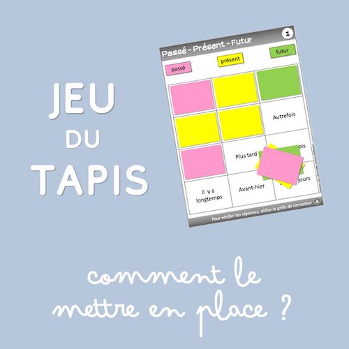Jeu du tapis – Mise en place